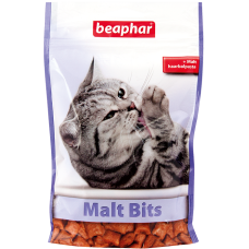 Beaphar Подушечки Malt Bits для виведення вовни зі шлунка 35г
